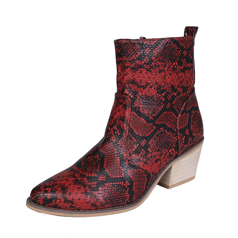 Snake Print Square