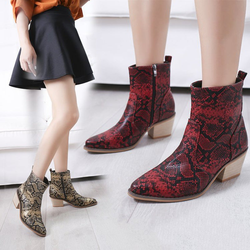 Snake Print Square
