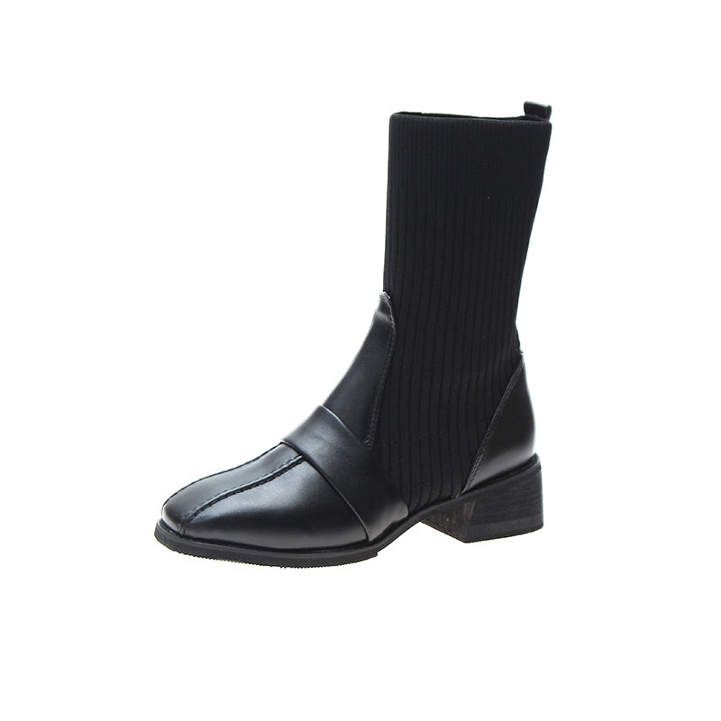 Knitted Martin Boots Women