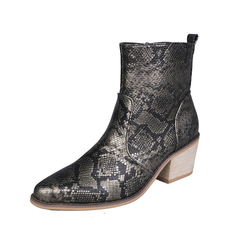 Snake Print Square