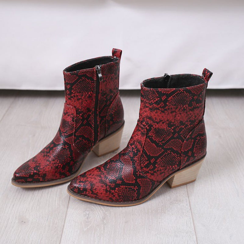 Snake Print Square