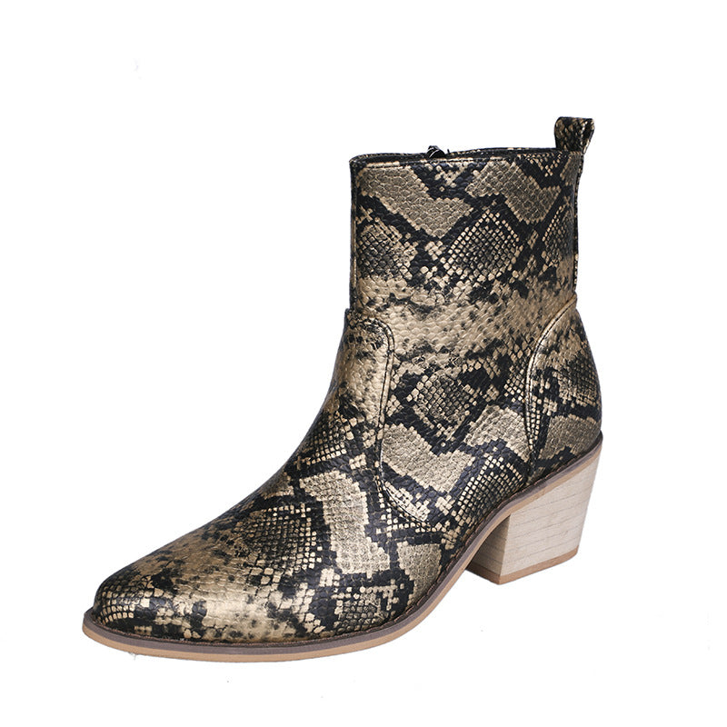 Snake Print Square